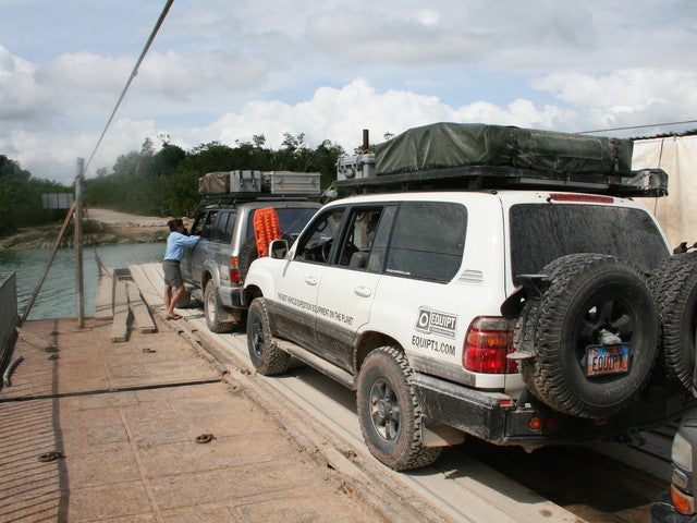 Eezi Awn K9 2.2 Meter Roof Rack System for Toyota Land Cruiser 100 Series - Heavy Duty Aluminum Roof Rack for Off-Road Adventures & Camping Gear Storage