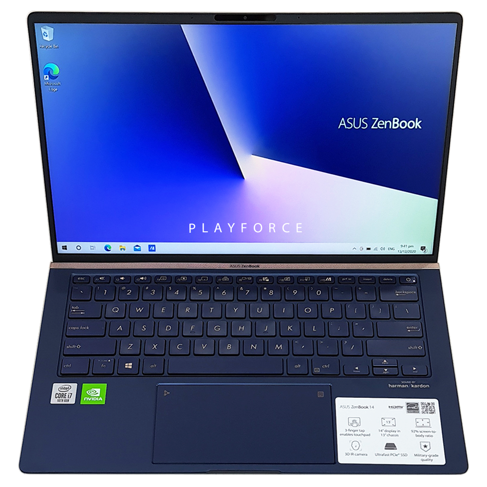 ASUS ZenBook 14 UX433FLC Laptop - Intel Core i7-10510U, 16GB RAM, 512GB SSD, 14-inch FHD Display | Ultra-Thin & Lightweight for Business, Travel & Creative Work