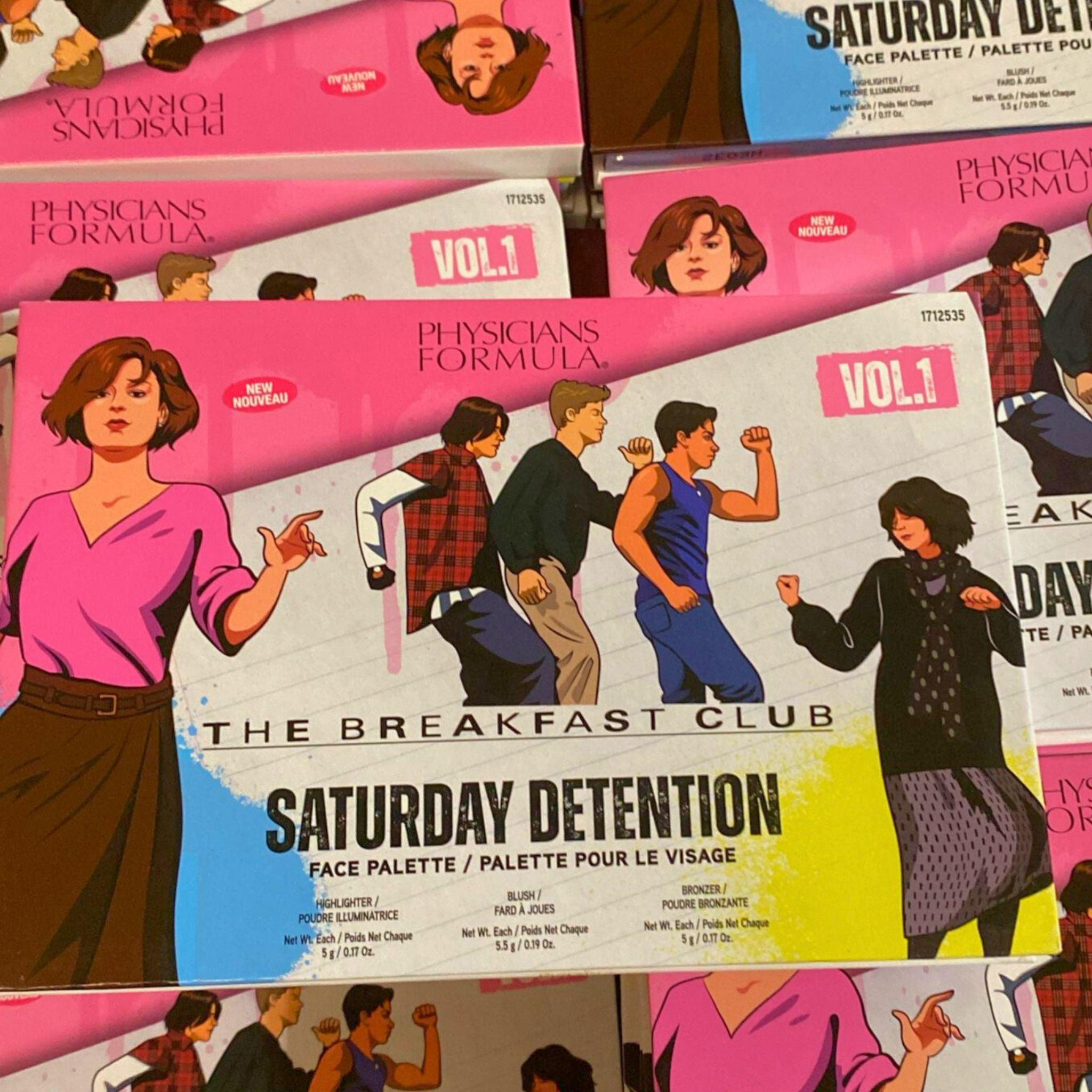 Physicians Formula The Breakfast Club Saturday Detention Face Palette - Highlighter, Blush & Bronzer Trio (50 Pcs) | Makeup Kit for Contouring, Highlighting & Blushing | Perfect for Daily Makeup & Professional Use