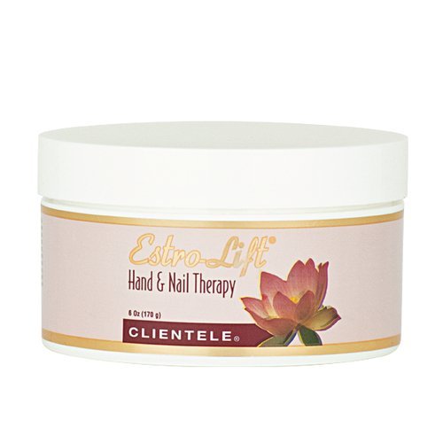 Clientele Estro-Lift Hand and Nail Therapy Cream - Intense Moisturizing Treatment for Dry Hands & Cuticles - Perfect for Daily Hydration & Salon-Quality Nail Care at Home