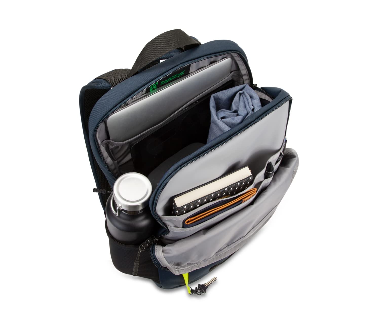 Timbuk2 Parkside Laptop Backpack 2.0 - Waterproof Eco-Friendly 15.6 Inch Laptop Bag for Work, School & Travel - Durable Nautical Design Backpack with USB Charging Port