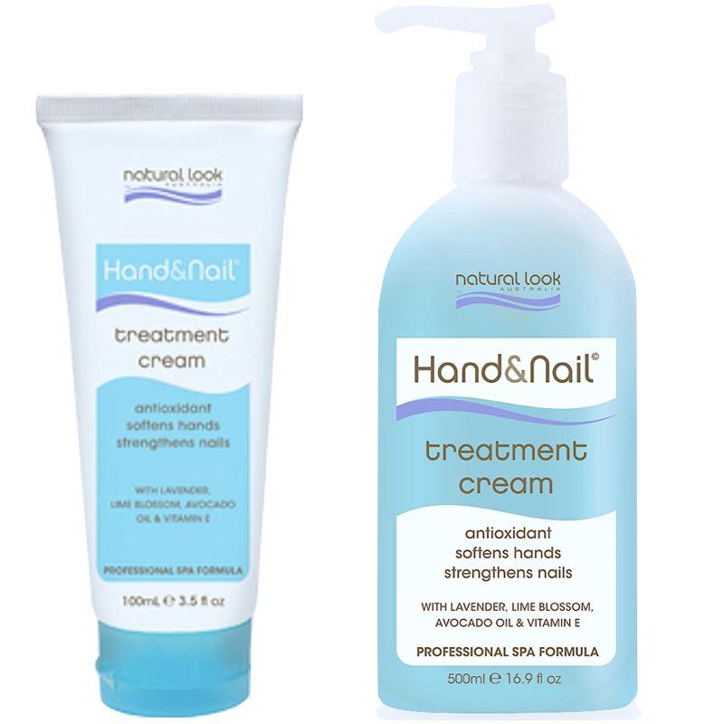 Natural Hand & Nail Treatment Cream - Moisturizing Lotion for Dry Skin & Cuticle Care - Perfect for Daily Hydration & Salon-Quality Nails at Home