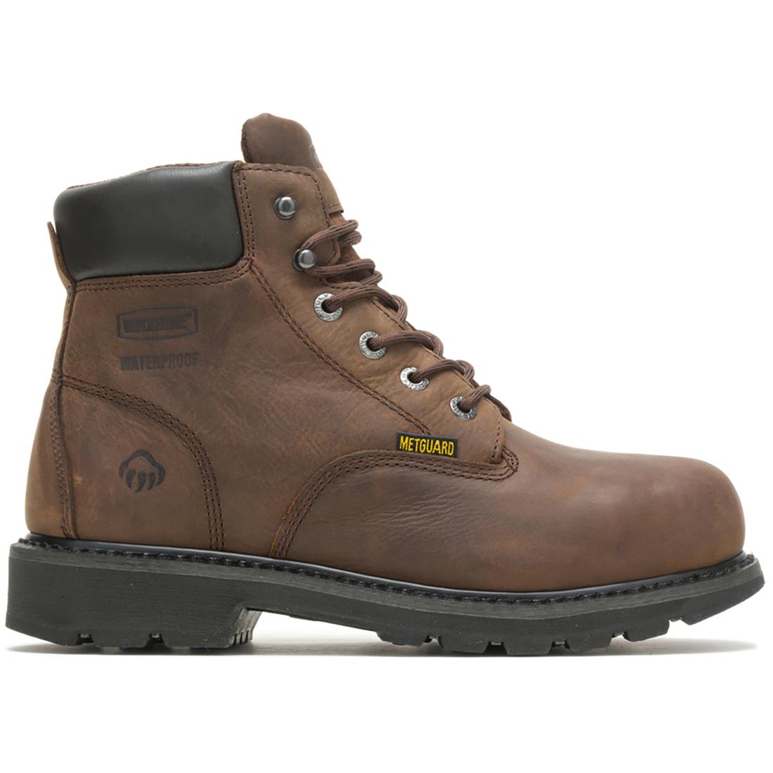 McKay Met Guard 6 Waterproof Steel Toe Work Boots for Men - OSHA Compliant Safety Shoes for Construction, Warehouse & Outdoor Work
