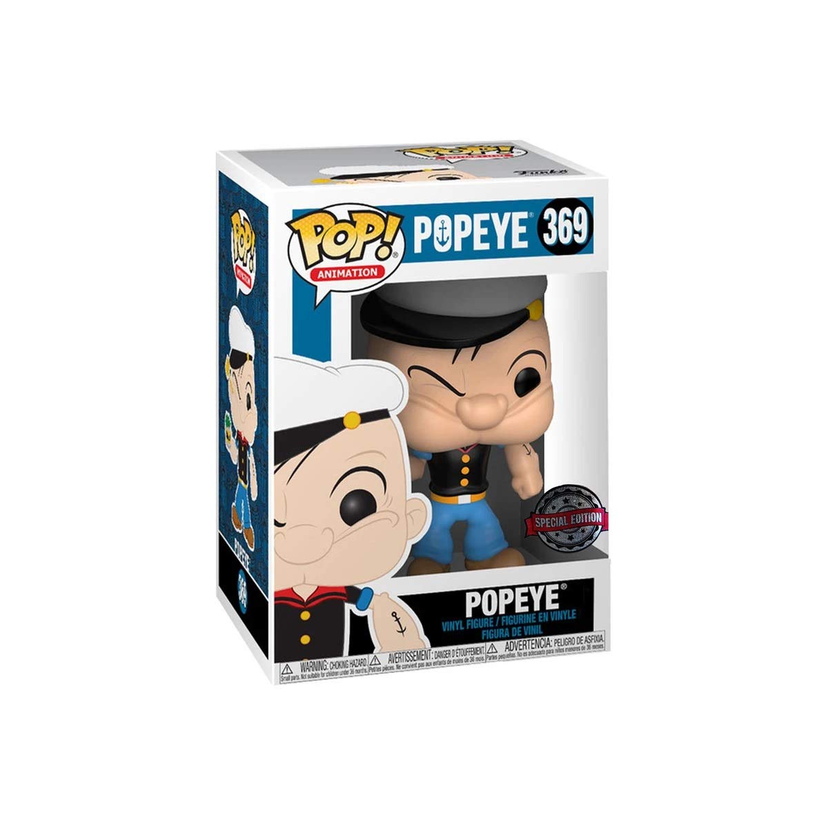 Funko Pop Animation Popeye #369 Arm of Iron - Collectible Vinyl Figure for Fans & Display - Perfect for Home, Office, or Gifts