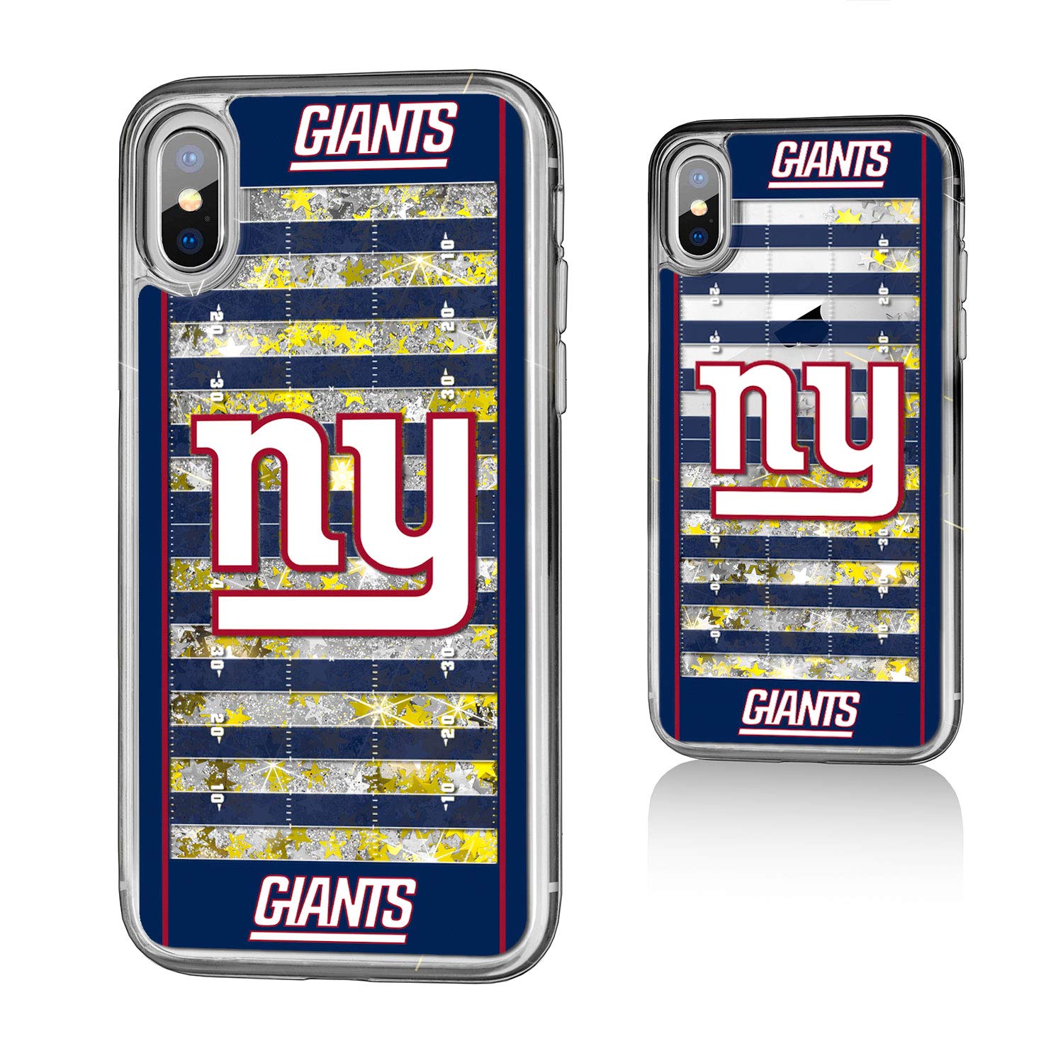 New York Giants iPhone Glitter Case with Team Logo - Stylish Protective Cover for iPhone 13/14/15 Pro Max - Perfect for Game Day, Fan Gifts & Everyday Use