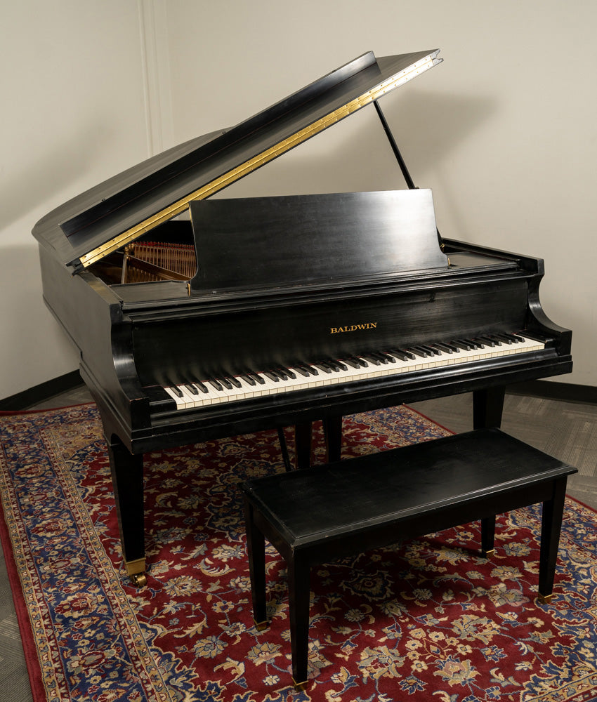 Baldwin 6'3 Model L Grand Piano with Player System in Satin Ebony Finish - Perfect for Home Concerts, Music Studios & Luxury Living Rooms