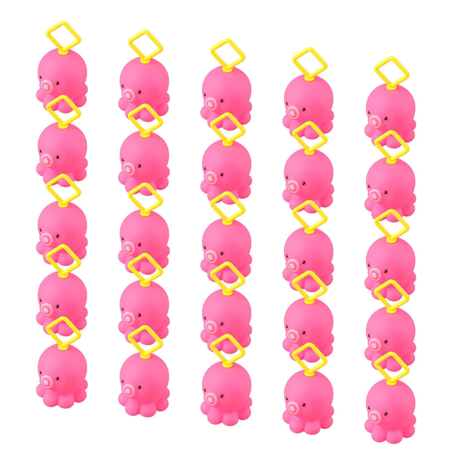 Light-Up Bathtub Fishing Toy Set - 20 Squishy Ducks for Kids Sensory Play & Swimming Fun | Interactive Bath Time Games for Toddlers & Preschoolers