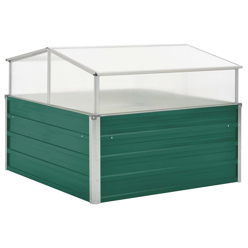 39.4x39.4x30.3 Inch Galvanized Steel Greenhouse Cover for Vegetables, Flowers, Herbs & Fruits - Perfect for Garden, Patio, Balcony & Urban Farming | Durable Plant Protection for Year-Round Growing