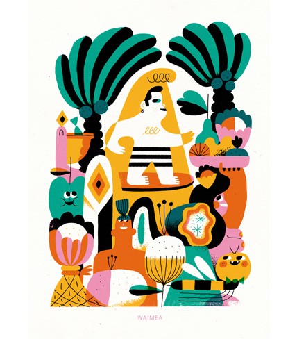 Hedof Waimea Giclee Print - Premium Wall Art for Home & Office Decor - Perfect for Living Room, Bedroom, or Gallery Display