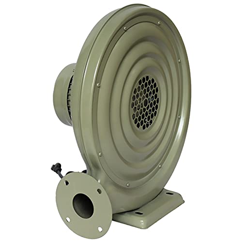 INTBUYING Centrifugal Medium Pressure Dust & Smoke Exhaust Blower Fan - Industrial Ventilation for Workshops, Factories & Smoke Extraction