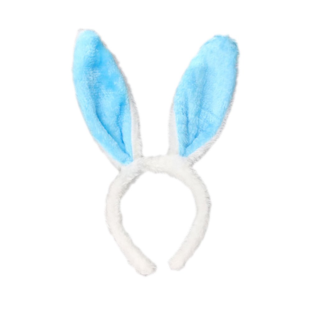 Easter Bunny Ears Headband - Soft Plush Rabbit Ears for Kids & Adults - Cute Cosplay Costume Accessories - Perfect for Easter Parties, Halloween Costumes, and Themed Photo Shoots