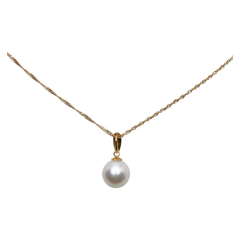 18K Gold Pearl Pendant Necklace for Women - Elegant White Pearl Jewelry Gift for Birthday, Anniversary & Valentine's Day - Perfect for Weddings, Parties & Special Occasions