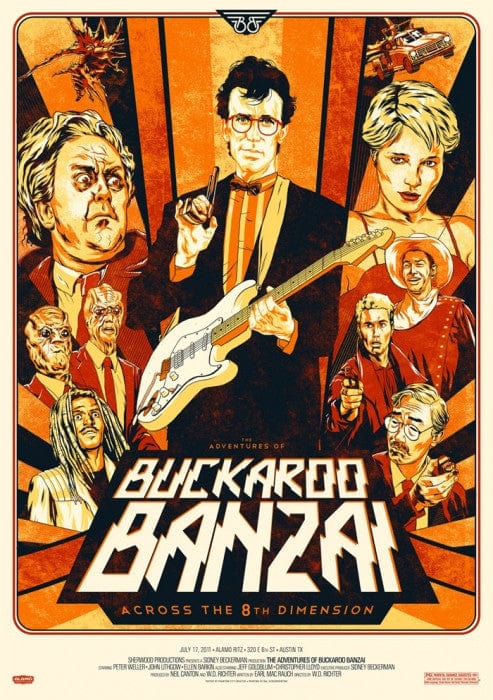 Buckaroo Banzai Phantom City Creative Poster - Vintage Sci-Fi Movie Wall Art for Home & Office Decor - Perfect for Fans, Collectors & Movie Theaters