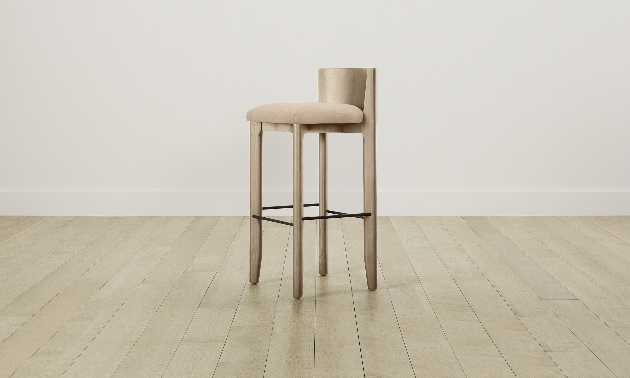 Premium Velvet Bar Stools Set of 2 - The Delancey Counter Height Stools with Butter-Soft Performance Fabric - Perfect for Kitchen Islands, Breakfast Bars & Home Decor