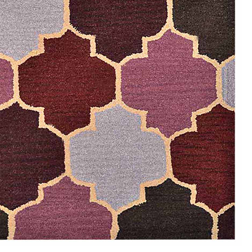 Prismatix Hand Tufted Area Rug - Soft Modern Boho Rug for Living Room, Bedroom, Nursery | Non-Slip Durable Home Decor
