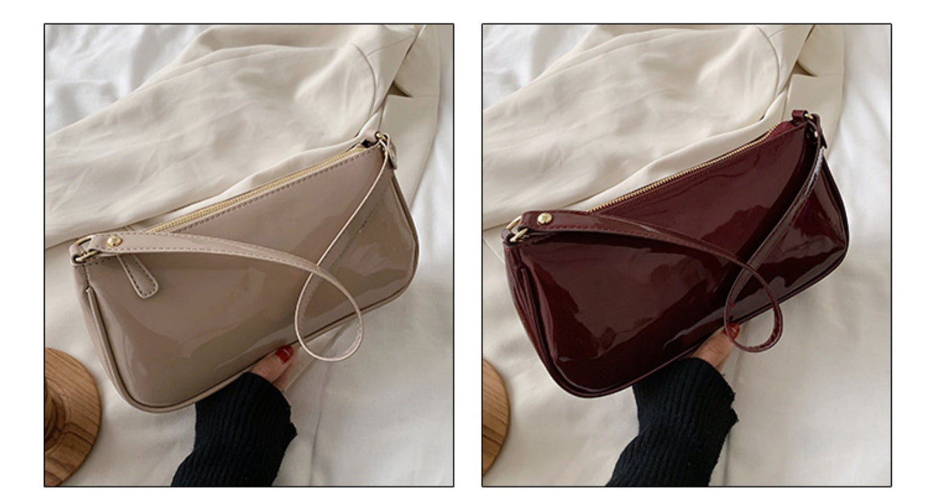 Vegan Leather Crossbody Bag - Oil Waxed Small Underarm Tote for Women | Perfect for Everyday Use, Travel & Shopping
