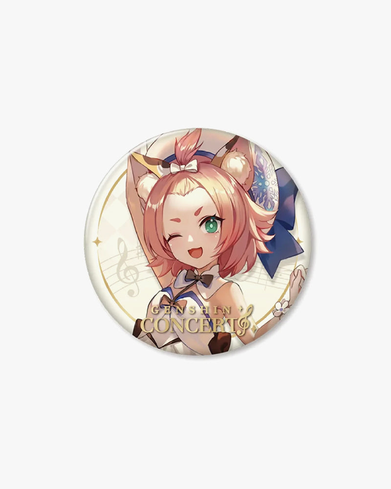 Genshin Impact© Melodies of an Endless Journey Character Pin Badge - Collectible Anime Merchandise for Fans, Cosplay & Gaming Accessories
