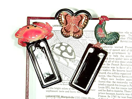 Hand Painted Koala Bear Bookmark Set - 3 Unique Wooden Animal Bookmarks for Book Lovers, Perfect Gift for Readers & Collectors - Ideal for Novels, Journals, and Gifts