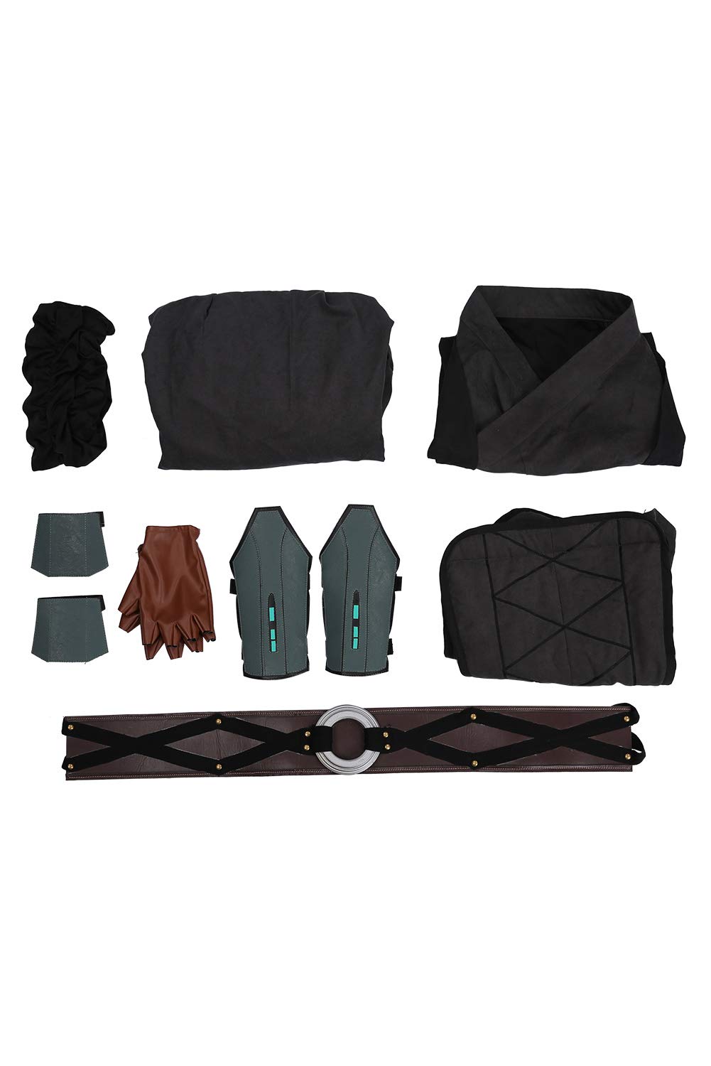 Women's Medieval Knight Costume Set - Warrior Halloween Outfit with Tunic & Pants for Adults | Renaissance Fair, Cosplay, LARP & Halloween Party Costume