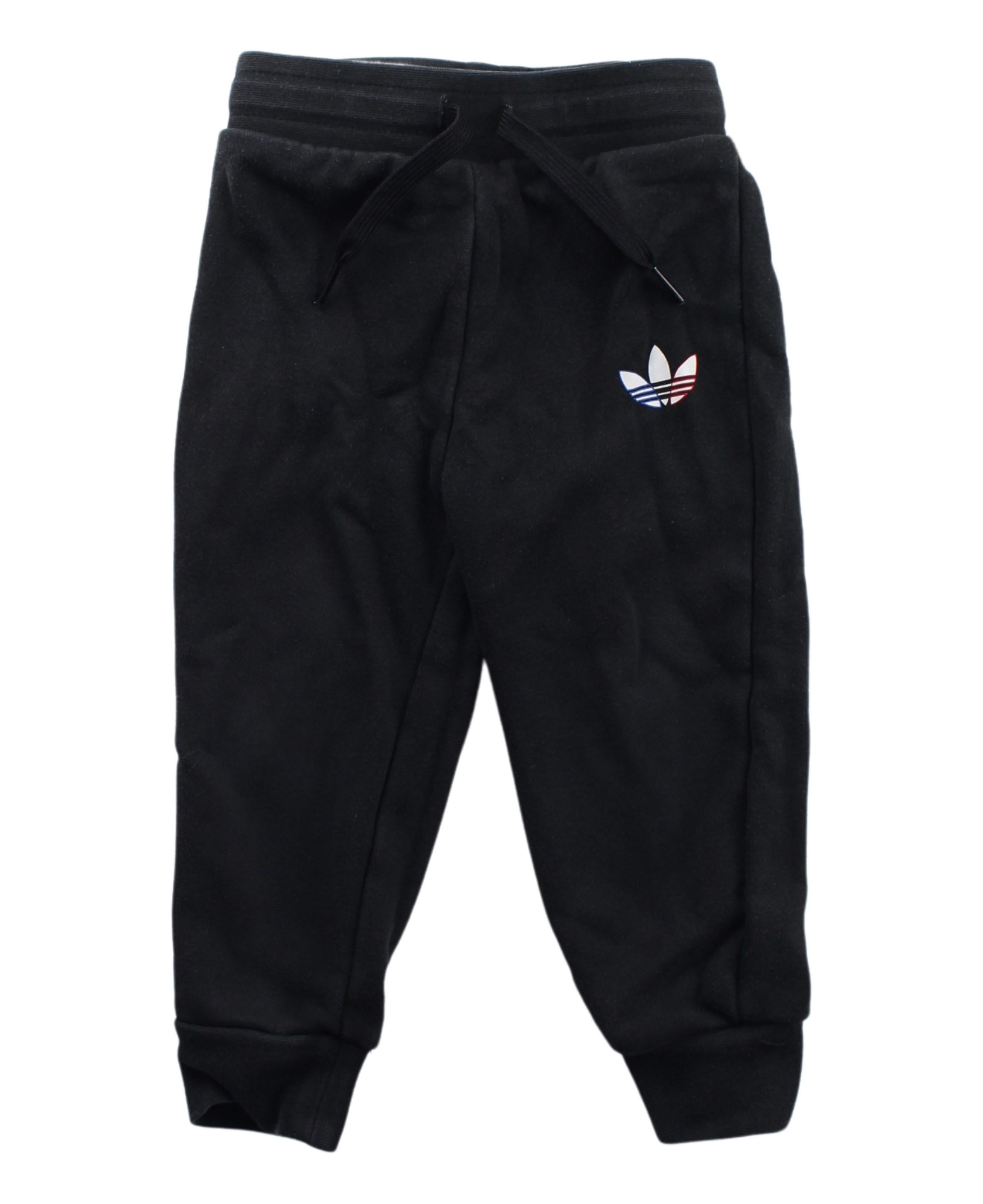 Adidas Kids Sweatshirt and Sweatpant Set - 18-24 Months | Comfortable Cotton Tracksuit for Toddlers - Perfect for Playtime, Daycare & Family Outings