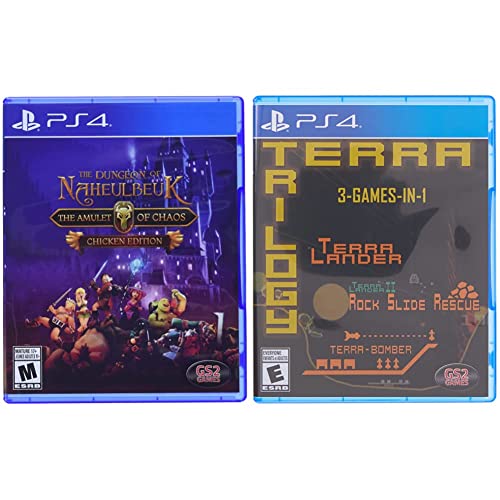 The Dungeon of Naheulbeuk: The Amulet of Chaos (Chicken Edition) - PS4 Game | Terra Trilogy - PlayStation 4 Bundle | Fantasy RPG Adventure for Epic Gaming Nights