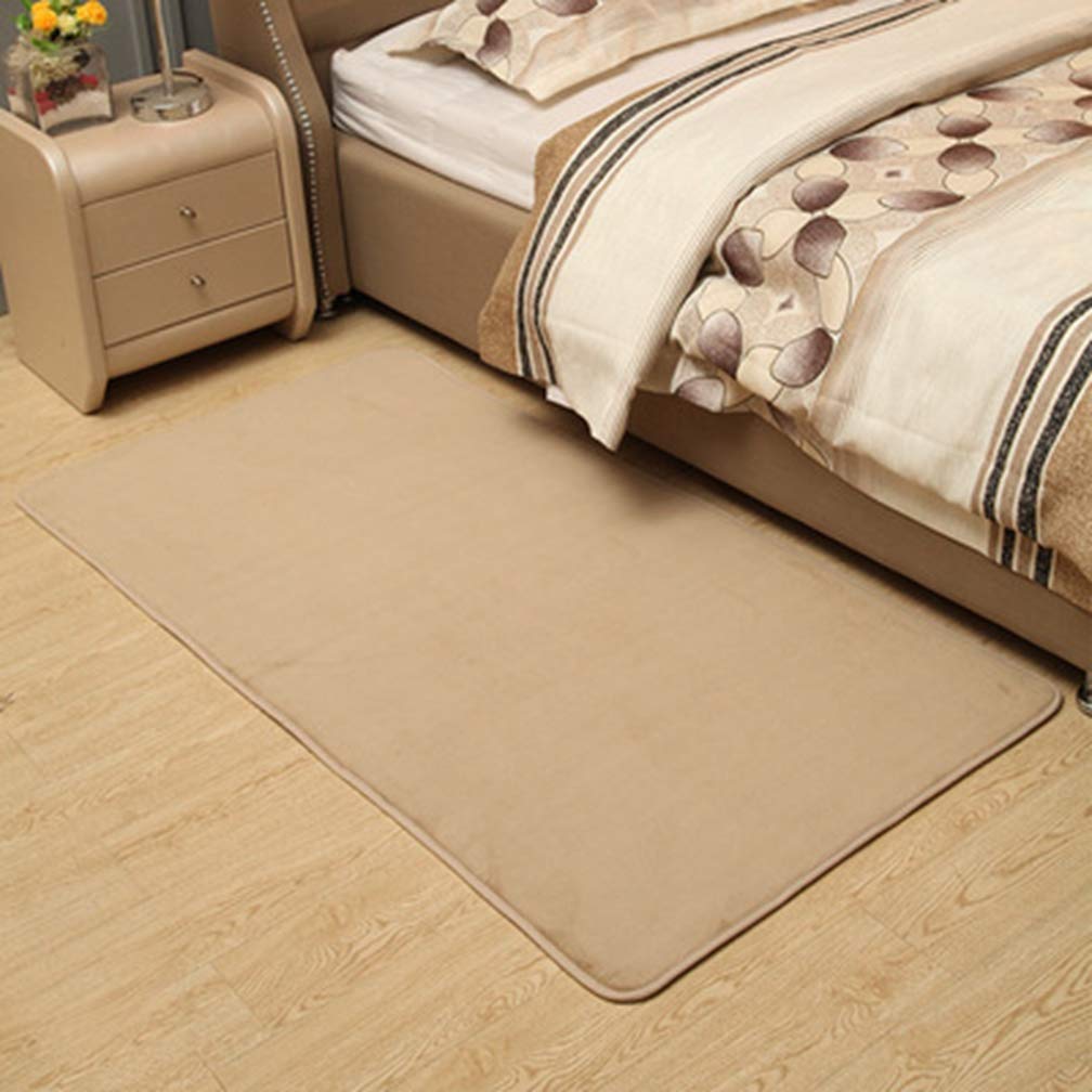 Soft Coral Fleece Anti-Slip Square Area Rug 3'x3' - Modern Indoor/Outdoor Carpet for Living Room, Bedroom, Nursery & Home Decor - Cozy Floor Mat for Kids Play Area, Yoga Space & Pet-Friendly Zones