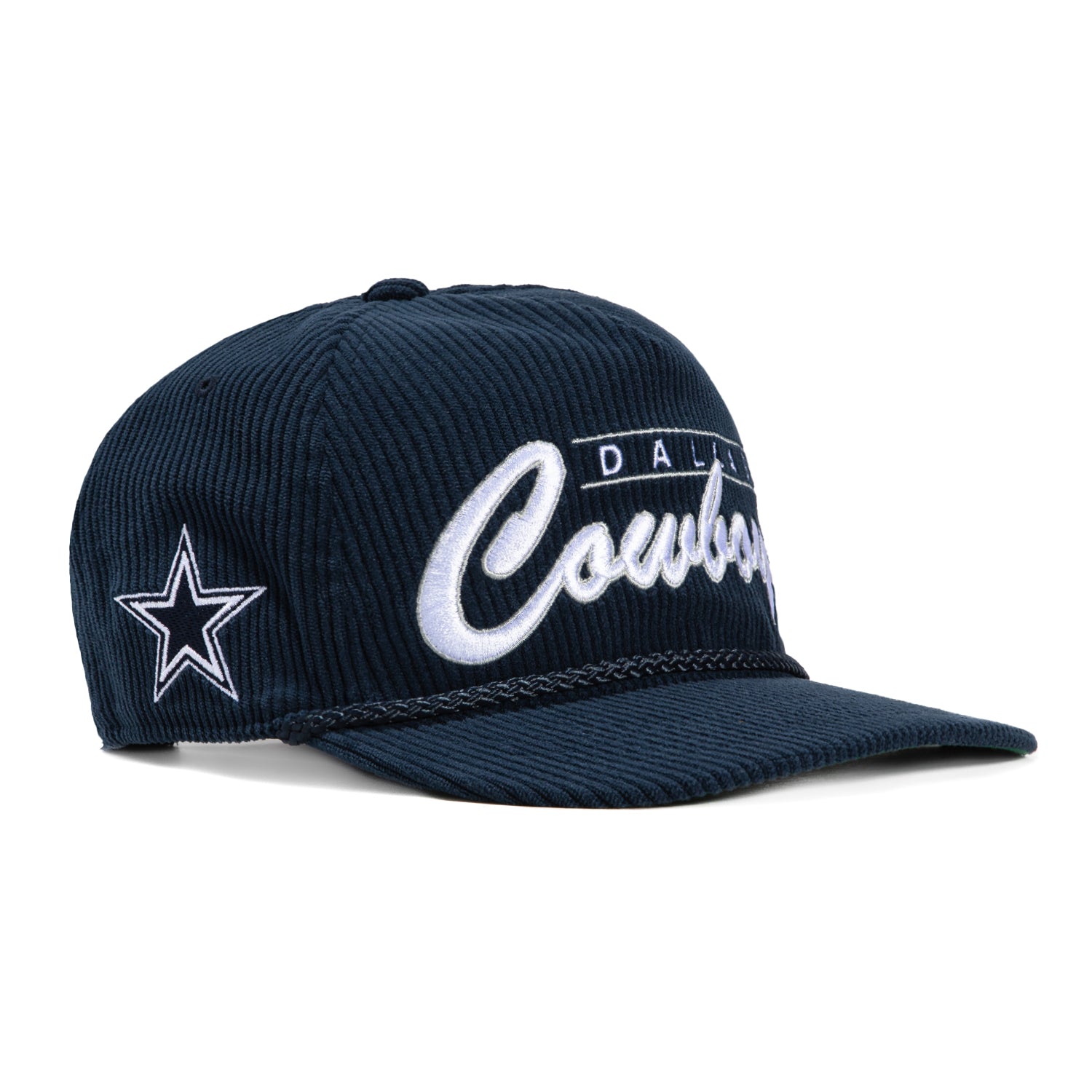 47 Brand Corduroy Dallas Cowboys Adjustable Snapback Hat - Navy Blue | Perfect for Football Games, Tailgating & Casual Wear