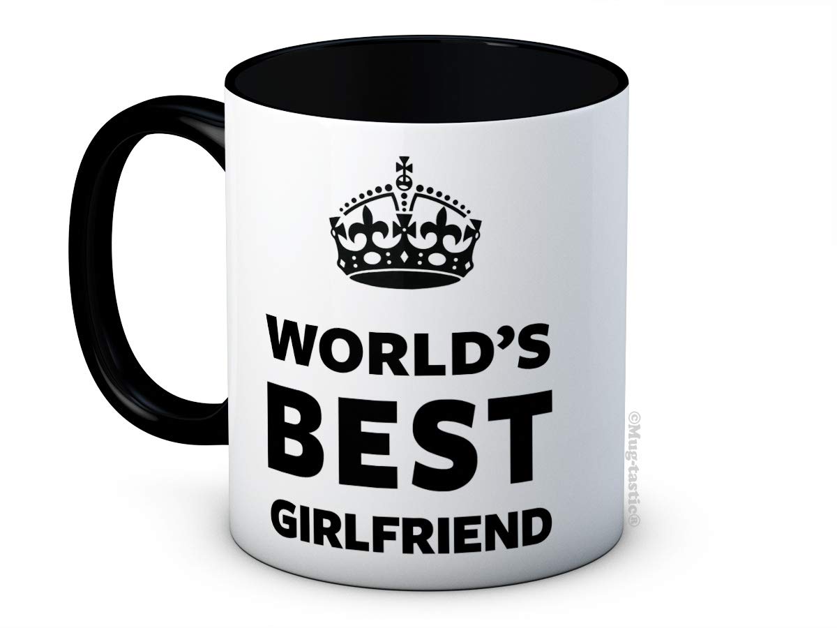 Funny Ceramic Coffee Mug - Best Girlfriend Gift for Her - Perfect for Valentine's Day, Anniversary & Birthday Presents - 11oz Insulated Cup for Coffee, Tea & Hot Drinks
