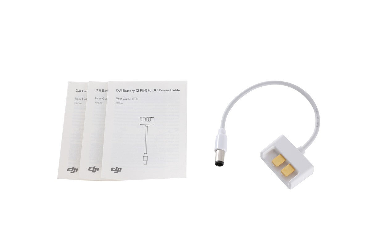 Original Phantom 3 Part 135 USB Charger Battery (2PIN) to DC Power Cable - Replacement Charging Cord for DJI Drones - Perfect for Outdoor Aerial Photography & Travel