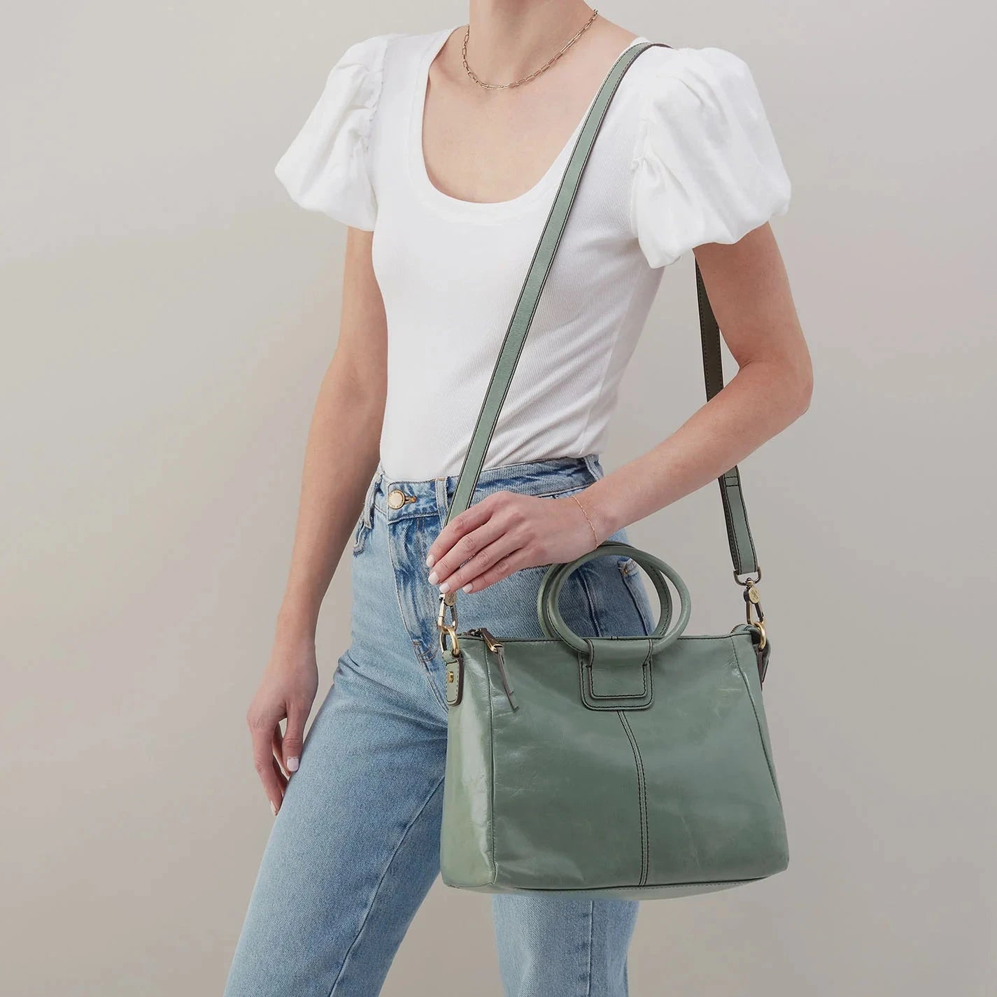 HOBO SHEILA MEDIUM SATCHEL - Genuine Leather Crossbody Bag for Women, Fashionable Shoulder Purse with Adjustable Strap - Perfect for Work, Travel & Everyday Use