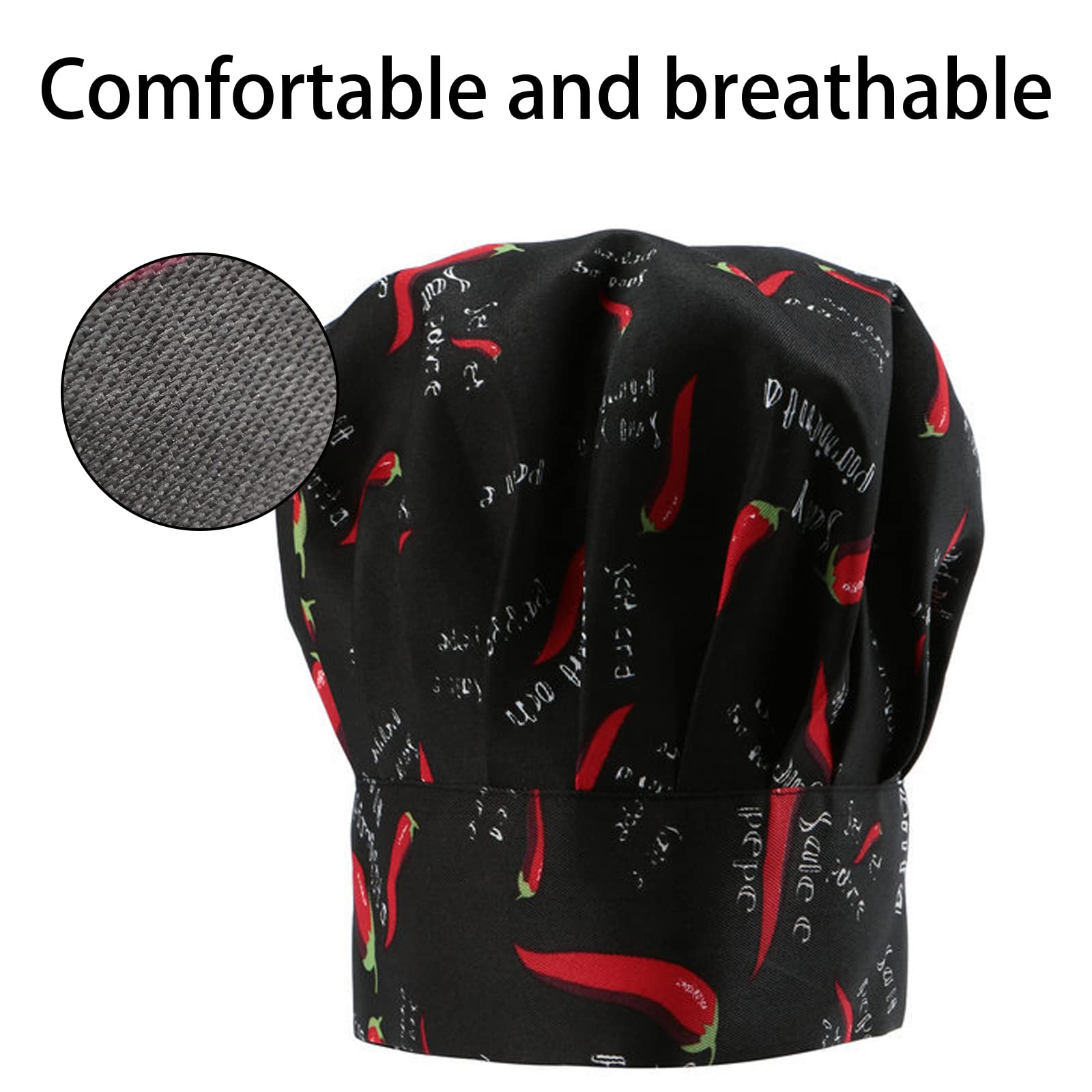 4 Pack Breathable Adjustable Chef Skull Caps - Comfortable Kitchen Cooking Hats for Men & Women, One Size Fits All - Perfect for Restaurants, Baking, BBQ, and Professional Cooking
