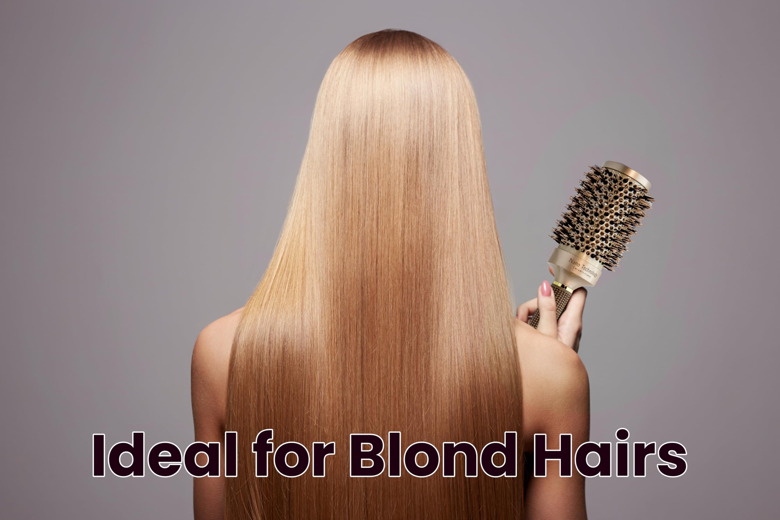 Brazilian Keratin Hair Treatment - Formaldehyde-Free Anti-Frizz Smoothing System for Thin & Blonde Hair - Professional Salon Use with Acai Oil & Arginine - Perfect for Damaged Hair Repair & Daily Frizz Control at Home or Salon