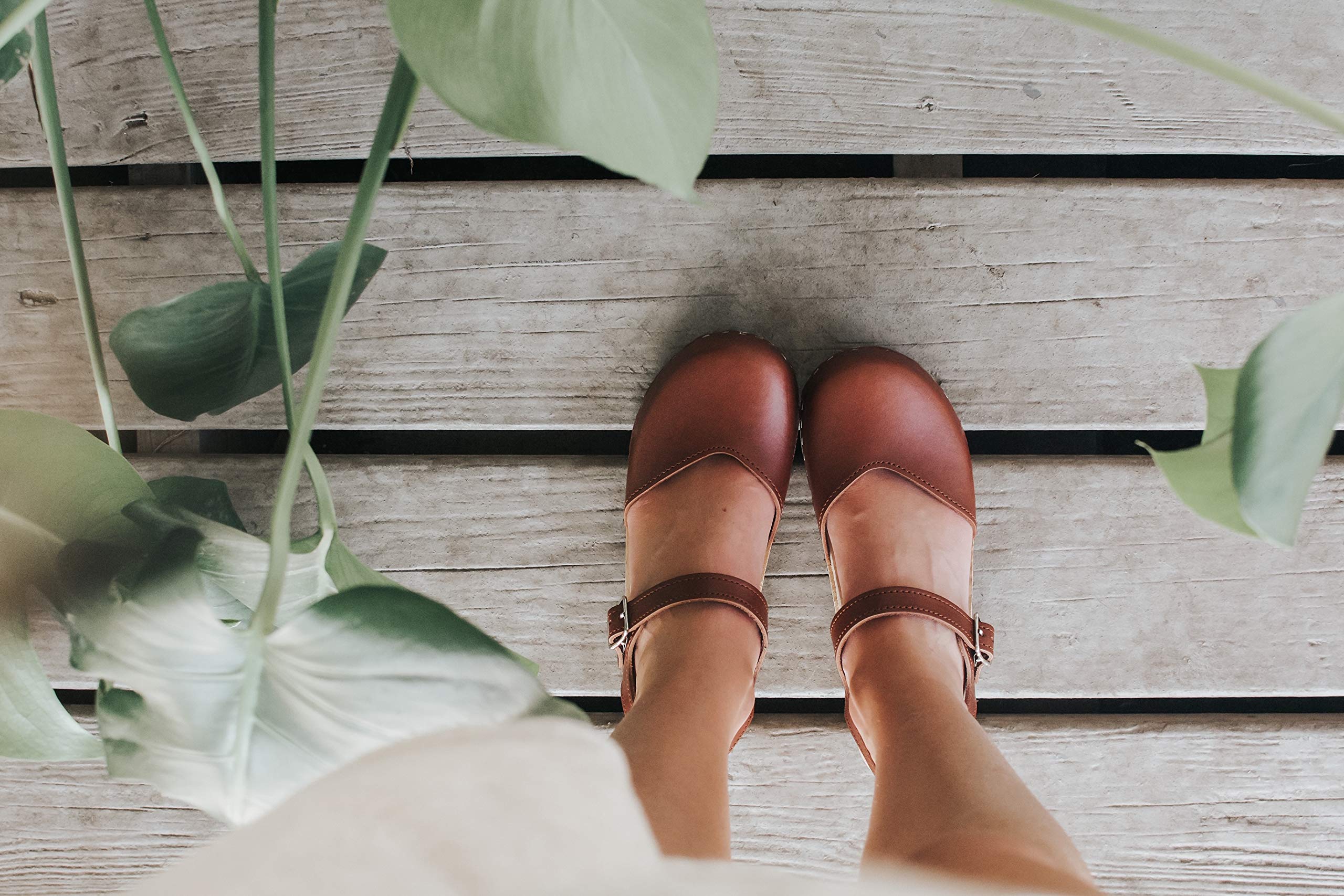 Sandgrens Handmade Swedish Wooden Clogs for Women - Comfortable Low Heel Sandals | Perfect for Summer, Gardening & Casual Wear