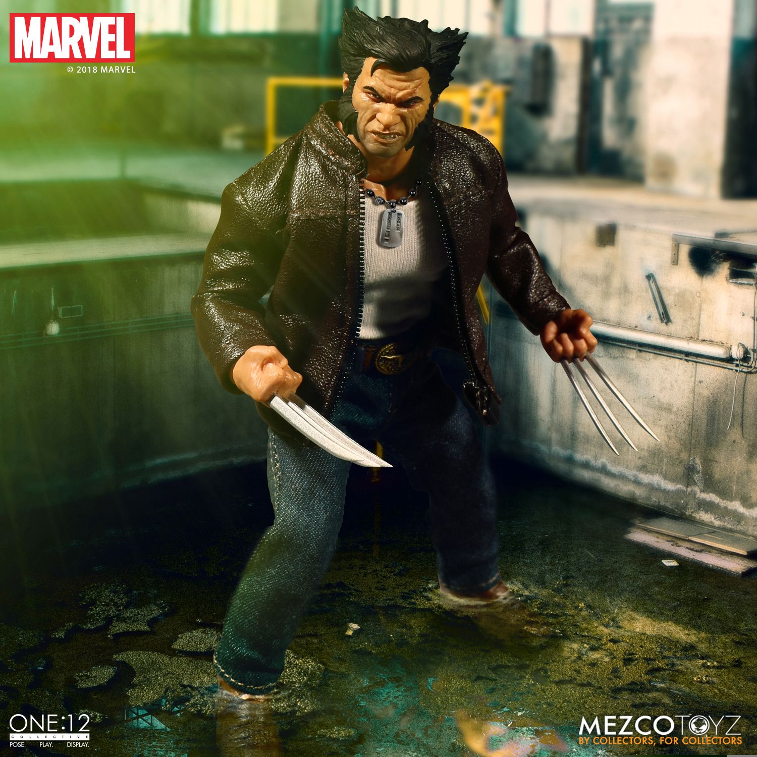 Mezco Toyz One:12 Collective Marvel Comics Logan Wolverine 1/12 Scale 6