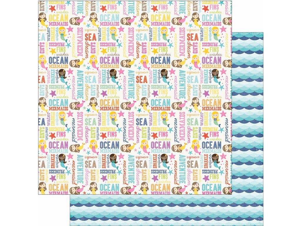 Echo Park Paper Co. Ocean Adventure Scrapbook Paper Collection - 12x12 Inch Acid-Free Cardstock for DIY Crafts, Scrapbooking, and Card Making - Perfect for Beach Themes, Underwater Decor, and Nautical Projects