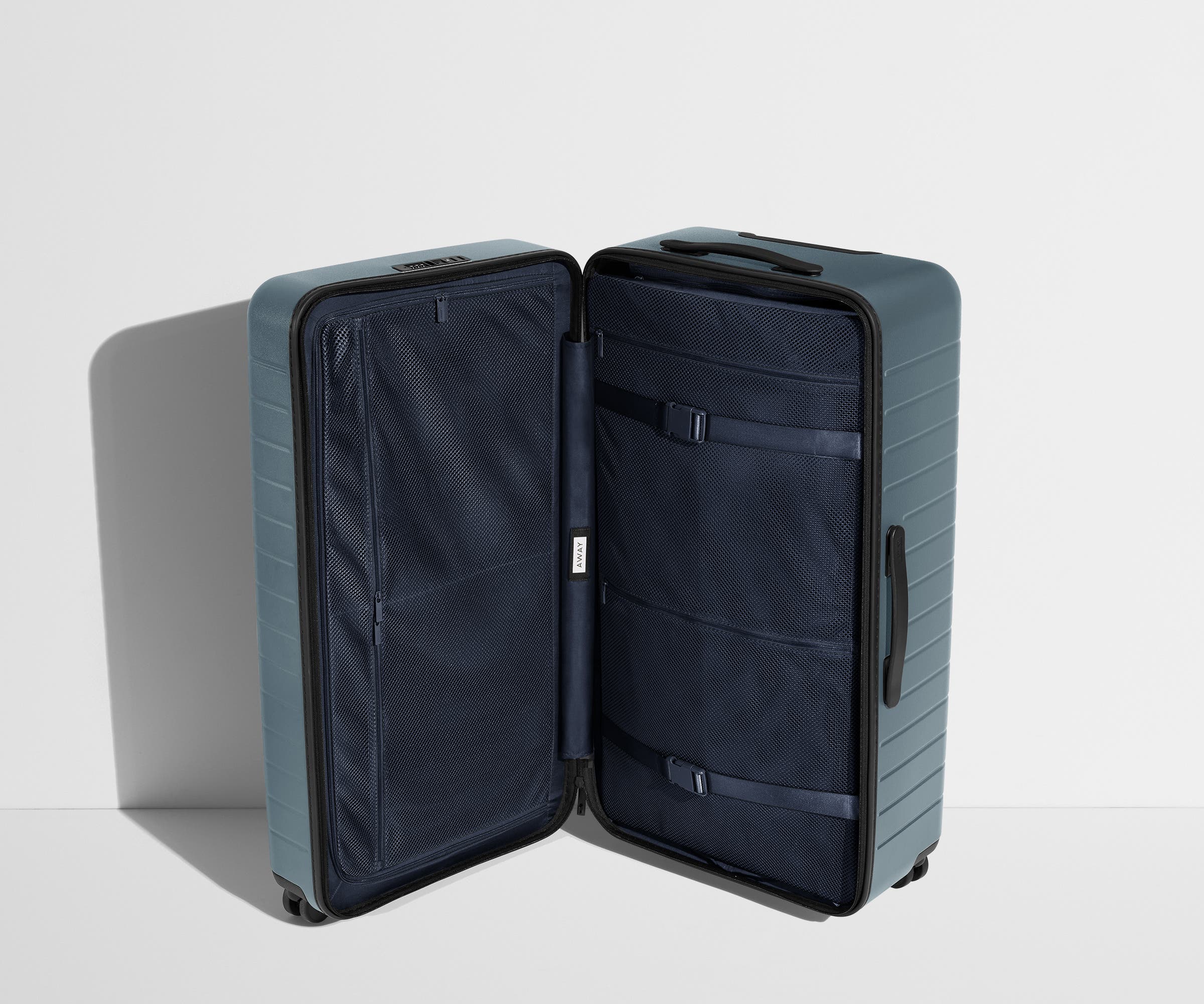 Coastal Blue Trunk - Stylish Storage for Travel, Beach, and Home Organization