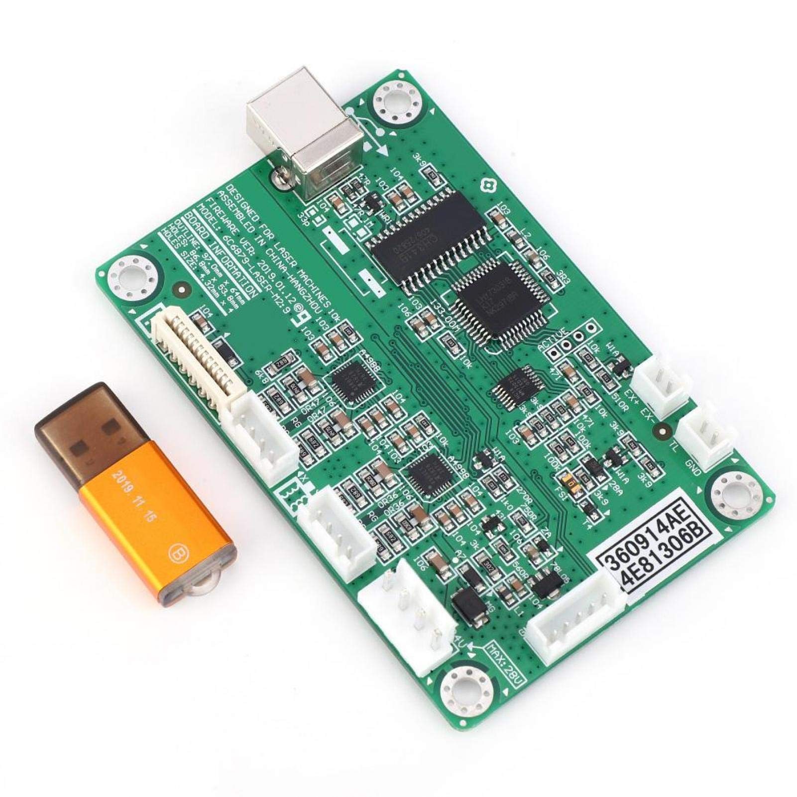 M2 Motherboard with Yellow Encryption Lock for Secure USB Data Transfer
