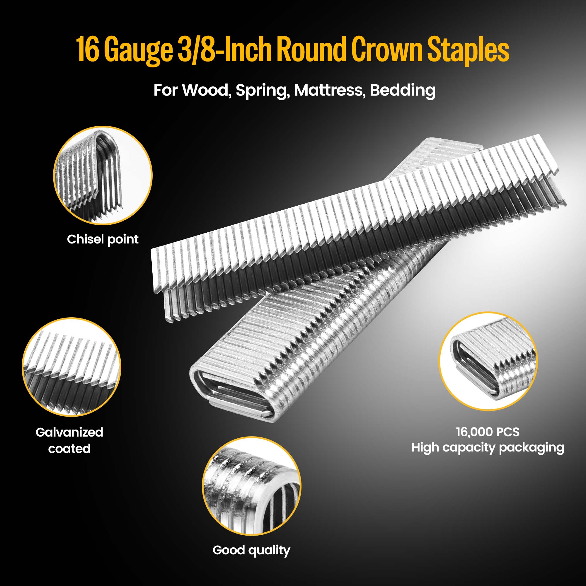 16 Gauge 3/8