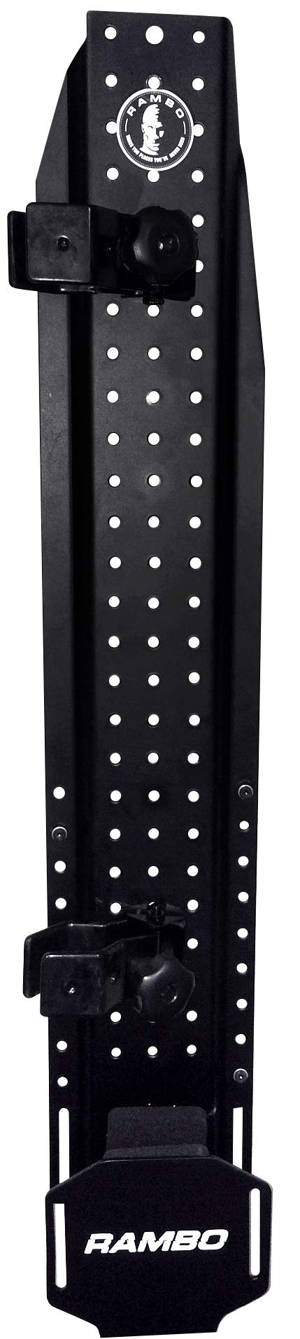 **Rambo Bikes Gun & Bow Holder Bike Rack - Black One Size (R170) - Secure Weapon Mount for Hunting & Outdoor Adventures**