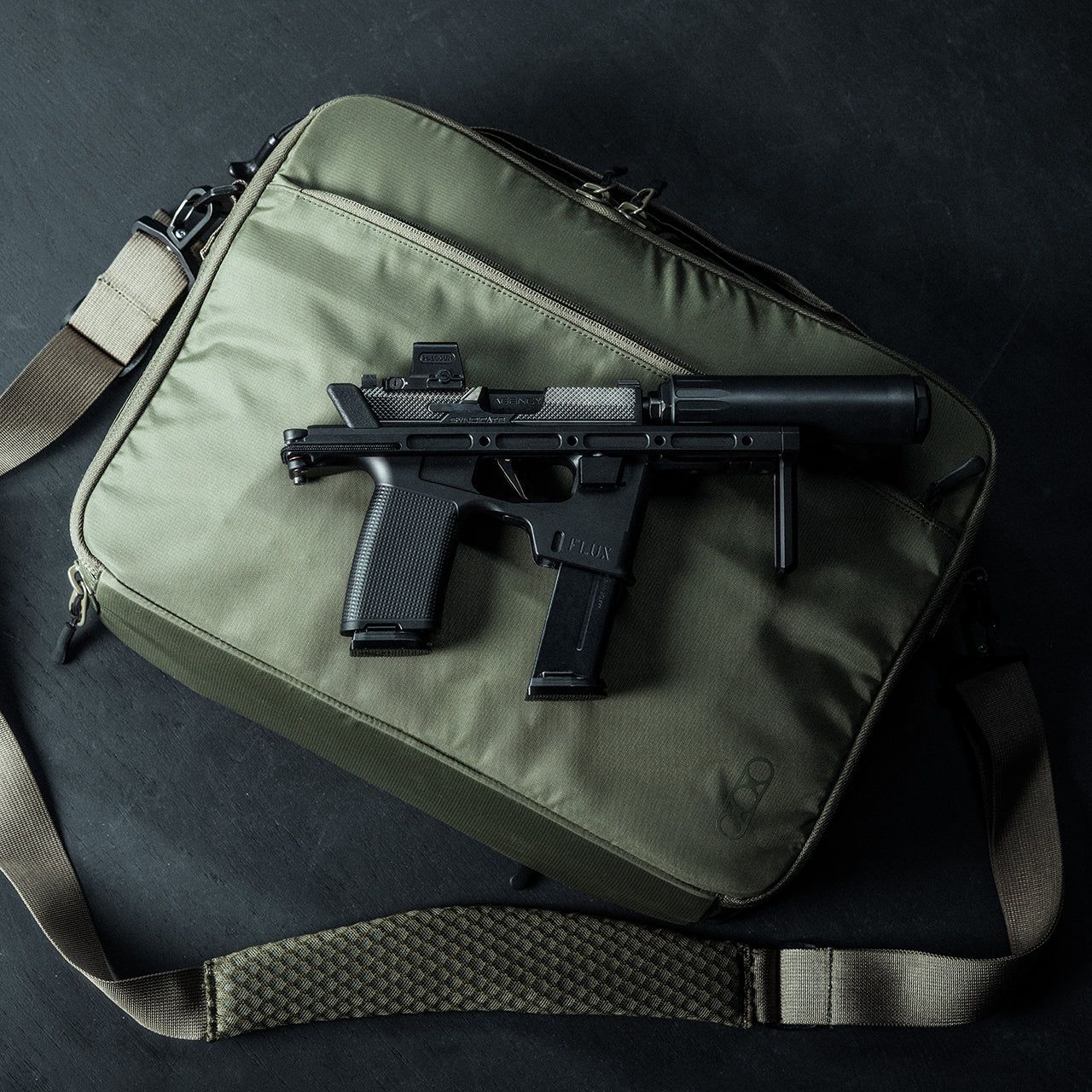 Eberlestock Fade Brief Tactical Laptop Sleeve with Hidden CCW Pocket - Durable EDC Bag for Work, Travel & Outdoor Adventures