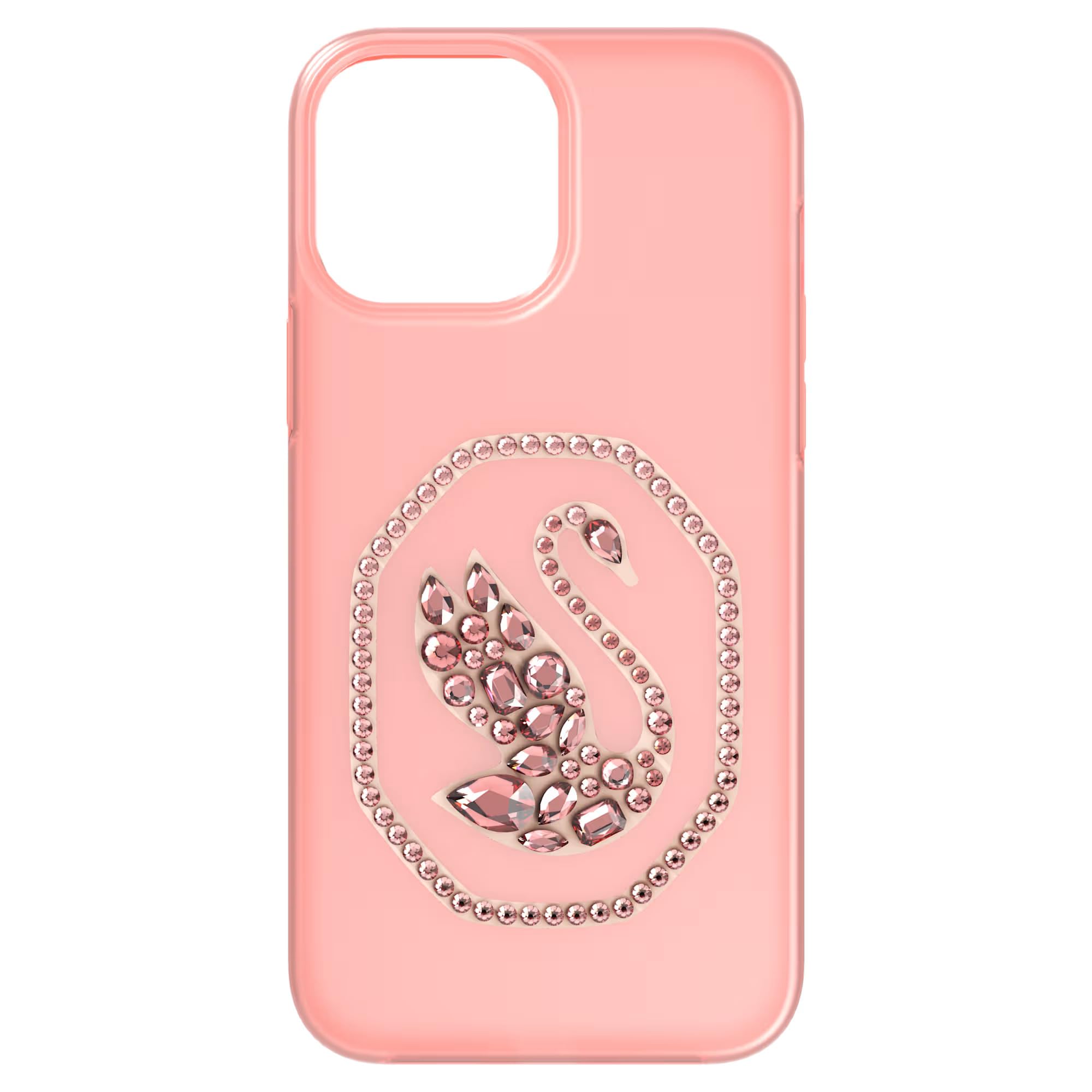 Swarovski Signum iPhone 13 Pro Max Case - Pink Crystal Cover for Women