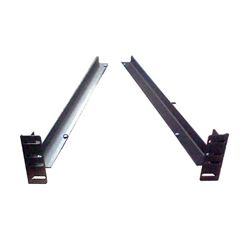 Glenwillow Home Bed Frame Headboard Adapter Kit - Universal Metal Brackets for Bed Headboard Installation | Perfect for Bedroom Furniture Assembly & DIY Home Decor Projects