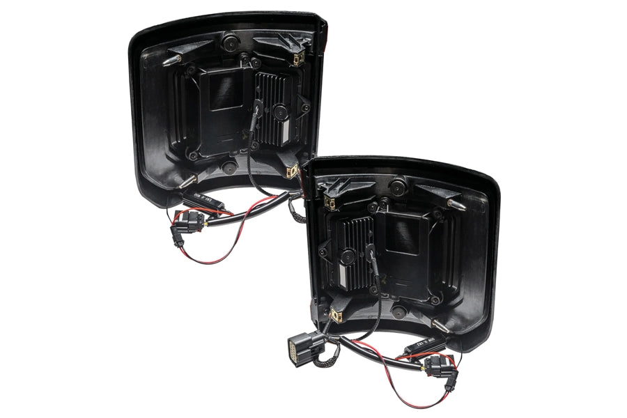 Jeep Gladiator JT Oracle Flush Mount LED Tinted Tail Lights - Smoke Black Lens for Off-Road & Night Driving - Waterproof & Durable Replacement Lights