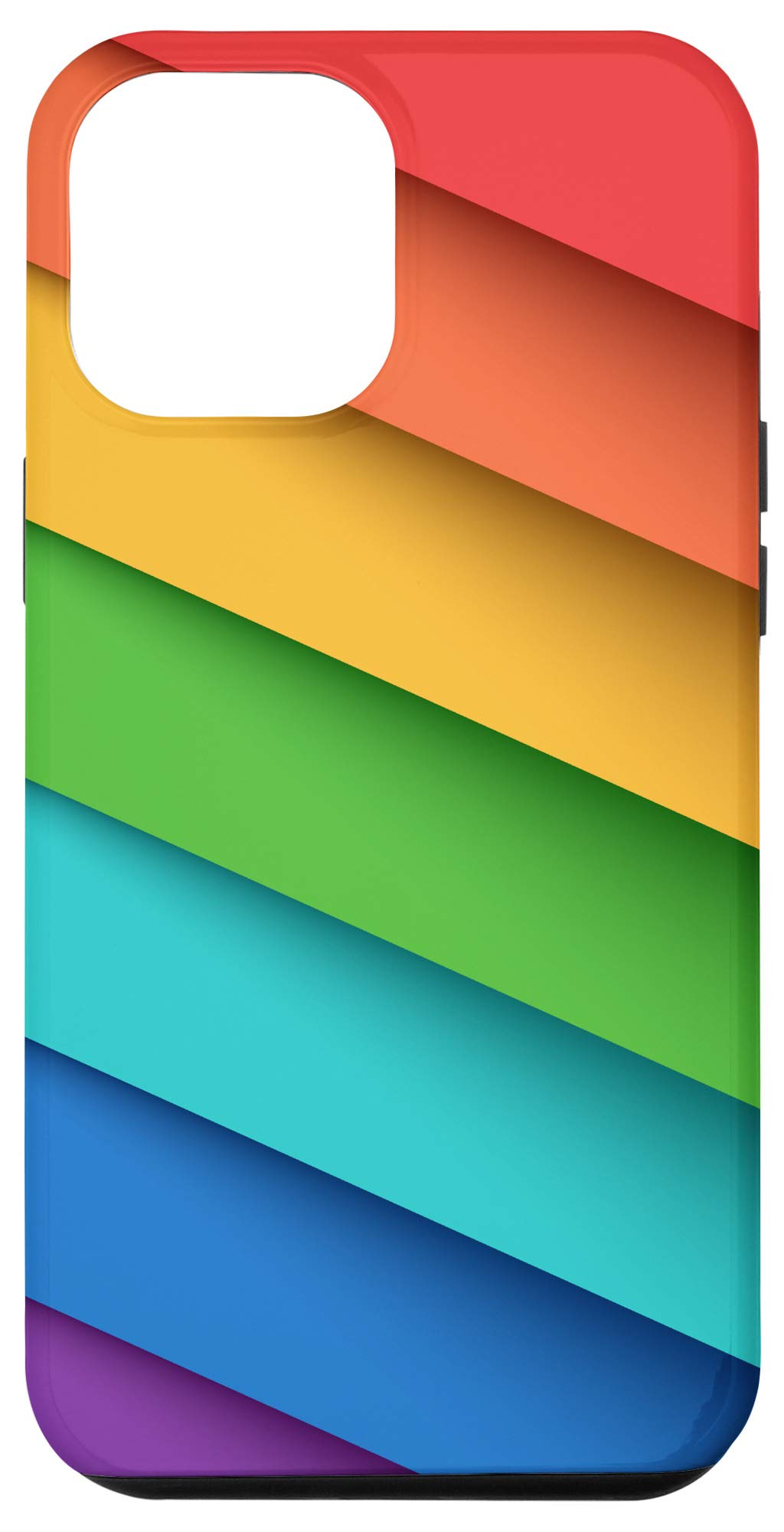 Rainbow Gay Pride LGBT Flag iPhone 12 Pro Max Case - Durable Protective Cover for Boys & Girls | Perfect for Pride Parades, LGBTQ+ Events & Everyday Use