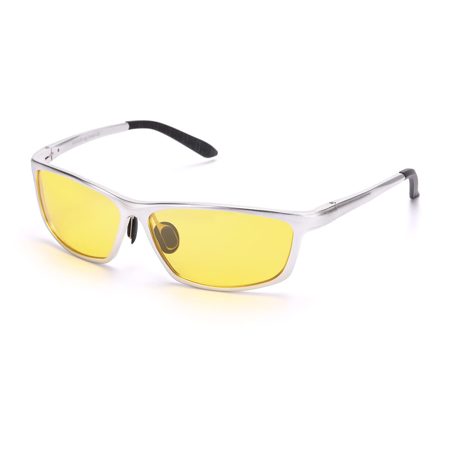 Myiaur Polarized Sunglasses for Men - Night Vision Driving Glasses with Yellow Lens & UV400 Protection - Ideal for Night Driving, Cycling, and Outdoor Sports