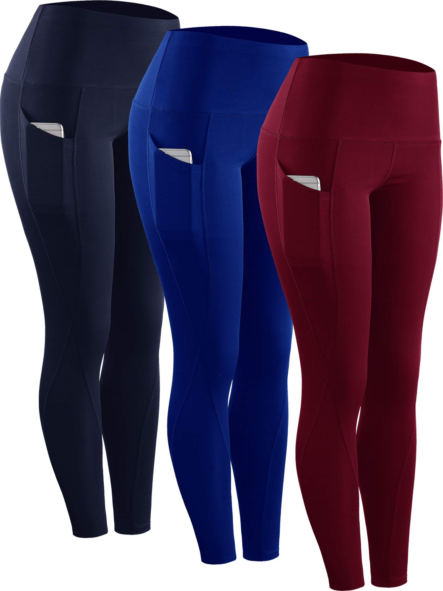 NELEUS High Waist Yoga Running Workout Leggings with Pockets - Women's Tummy Control Athletic Pants for Gym, Jogging & Daily Wear
