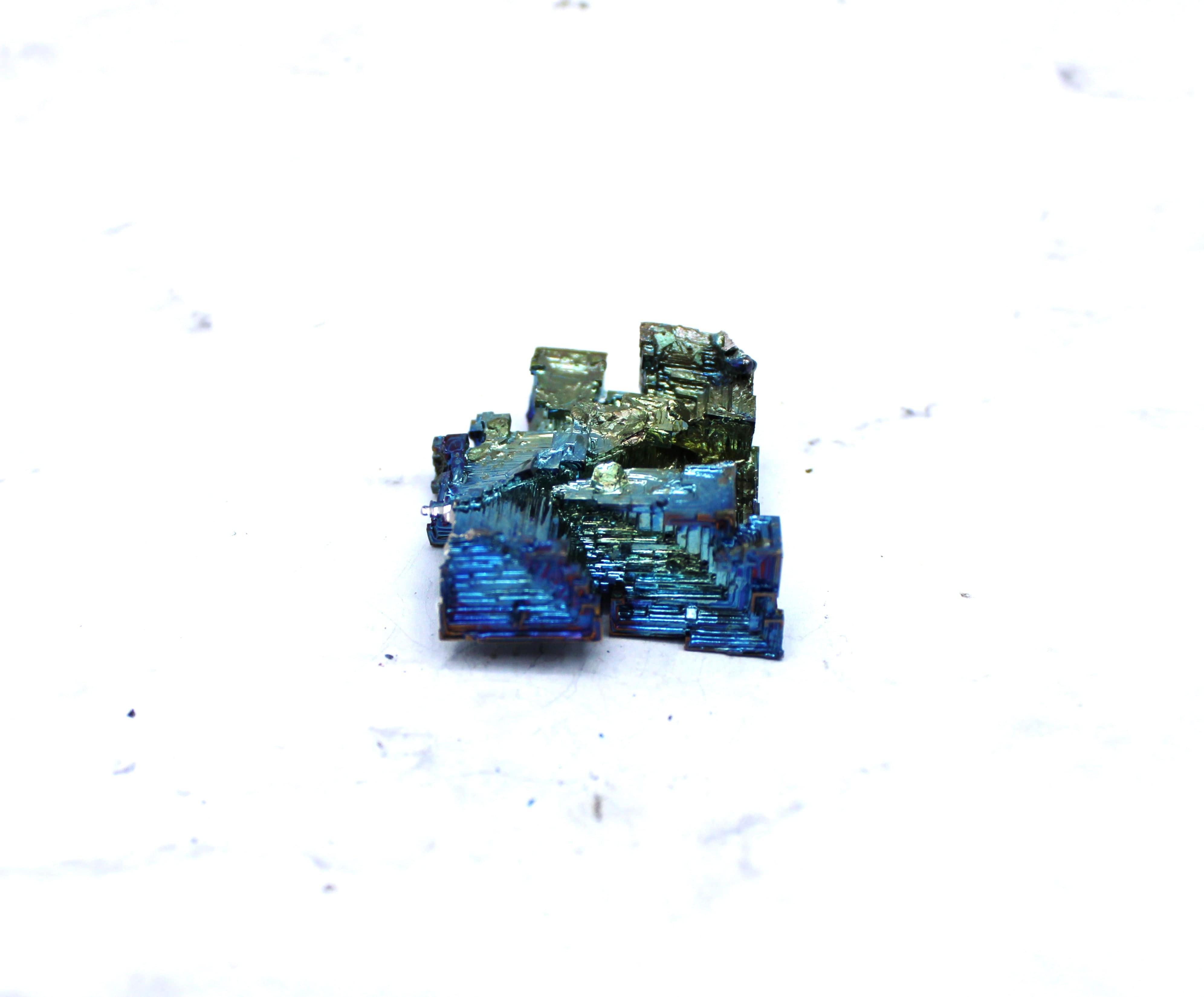 Bismuth Specimen - Natural Rainbow Crystal Mineral for Collectors & Decor | Perfect for Science Display, Home Decor & Gift Giving