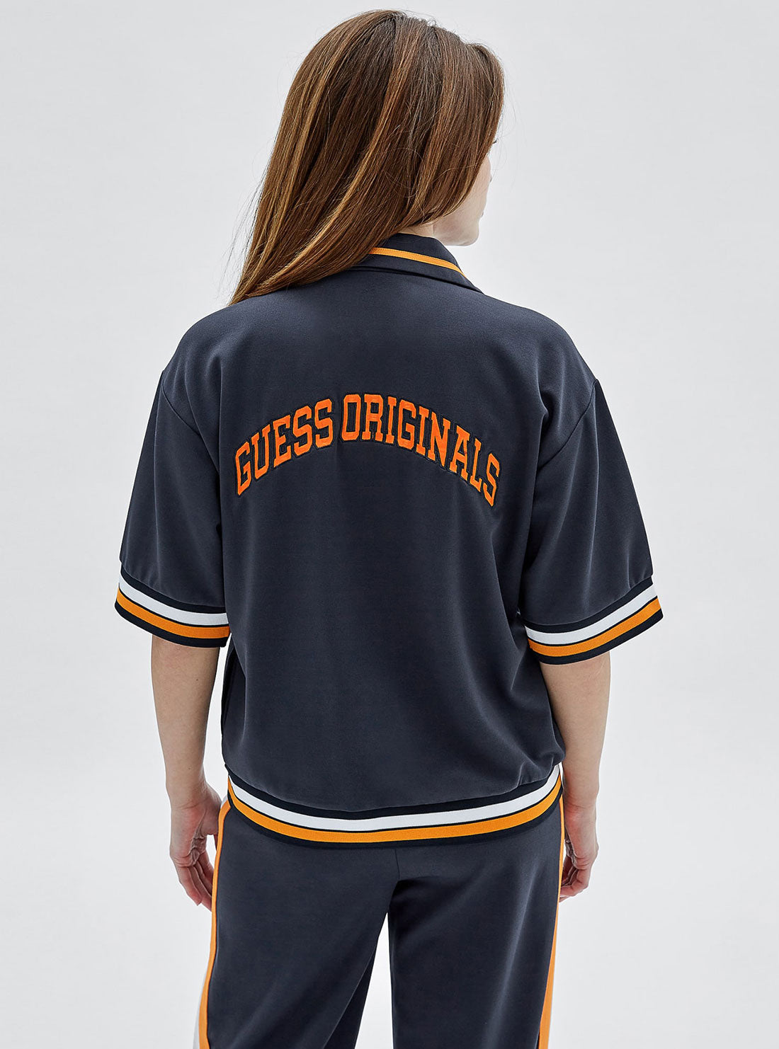Guess Originals Navy Virsa Track Shirt - Men's Casual Short Sleeve Tee for Streetwear & Everyday Wear