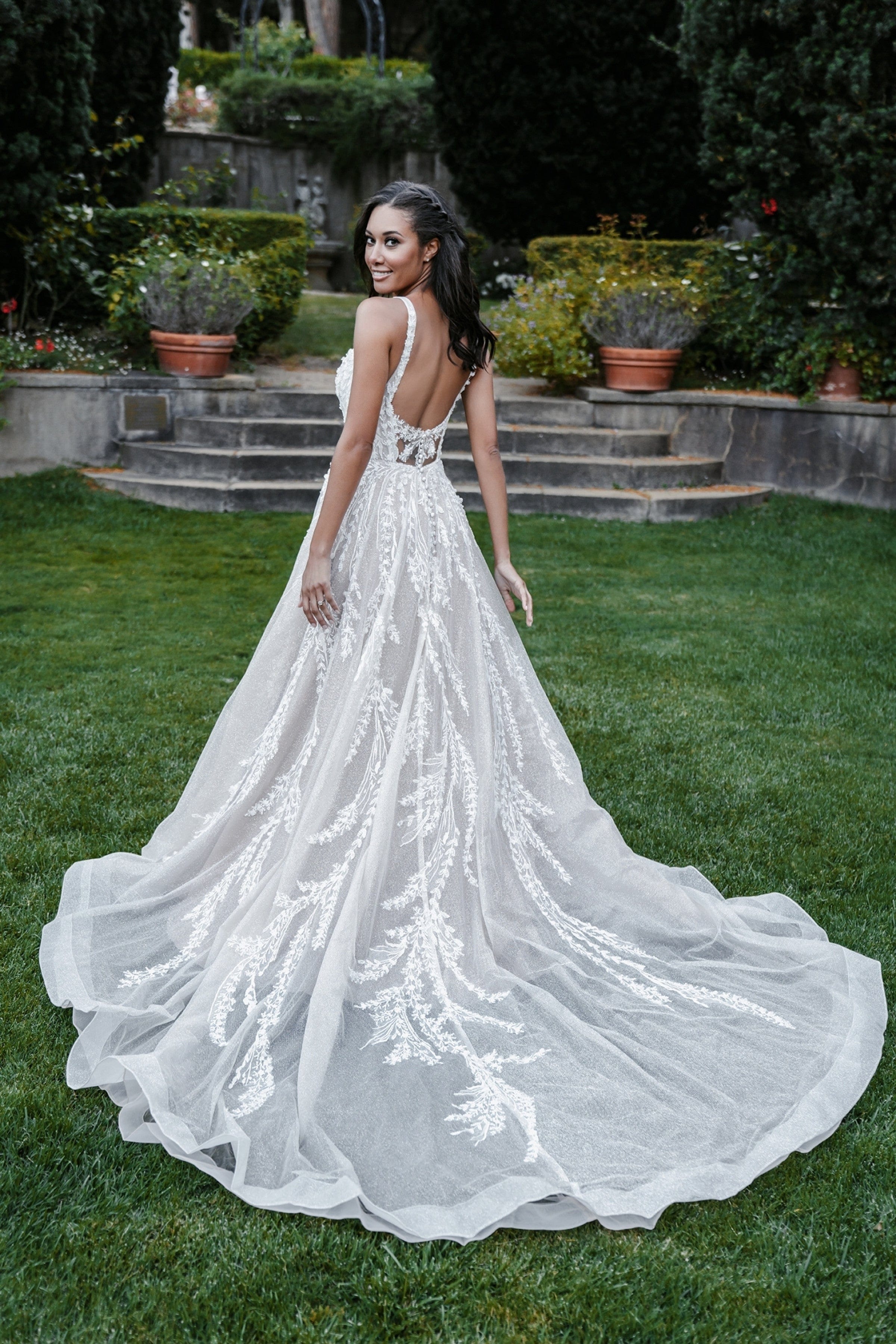 Allure Couture C630 Women's Dress Size 10 - Elegant Evening Gown for Parties, Weddings & Special Occasions