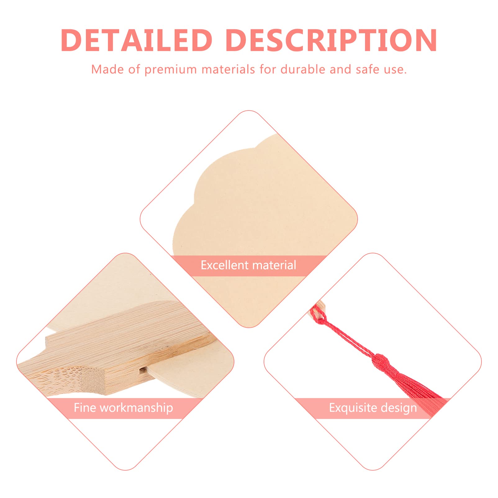 5-Pack DIY Chinese Uchiwa Paper Fans for Kids - Blank Round Hand Fans for Painting, Graffiti & Art Projects - Fun Creative Craft Activity for Parties, Classroom & Home Decor